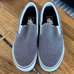 Vans Men's Charcoal Slip-On Loafers